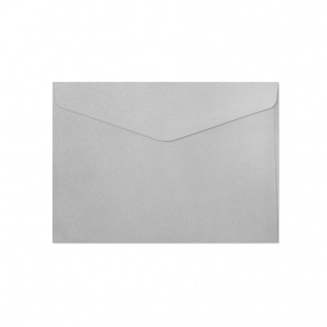 Metallik ümbrik Pearl Silver C5 - 10tk