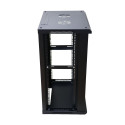 Rack cabinet 15U 600x450mm black hanging