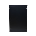 Rack cabinet 15U 600x450mm black hanging