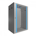 Rack cabinet 18U 600x450mm grey hanging