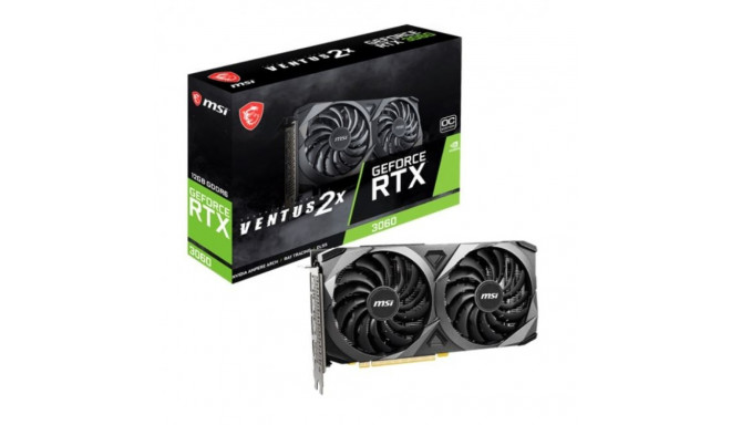 Graphics card GeForce RTX 3060 VENTUS 2X OC 12GB GDDR6 192bit 3DP/HDMI