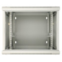 Wall cabinet rack 9U 600x600 gray two sections