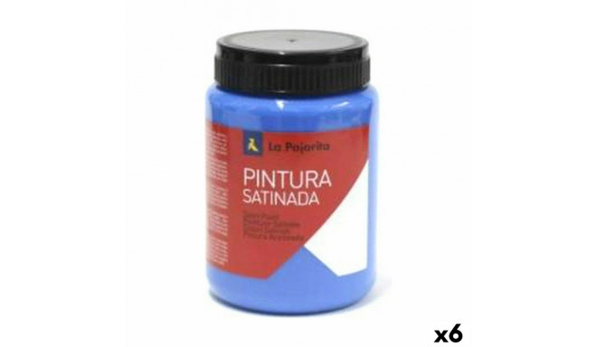 Tempera La Pajarita Intense L-12 6 Tükid, osad Sinine Satineeritud