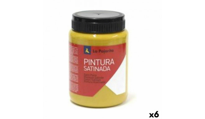 Tempera La Pajarita L-03 Oxide 6 Pieces Satin finish School Yellow