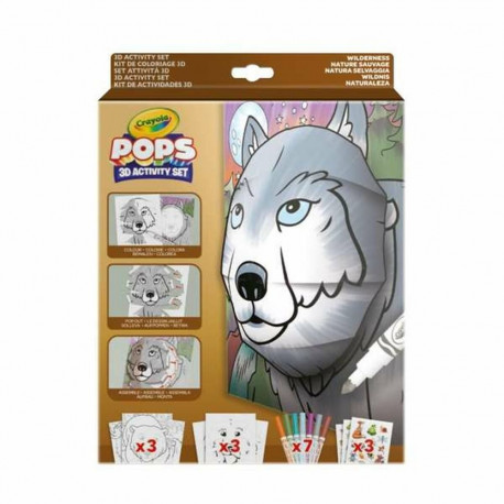 Värvimisjoonised Crayola 3D Color Pops Mystical Loodus