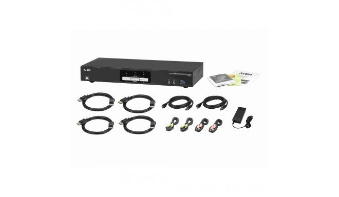 ATEN 2-port USB3.0 4K DisplayPort Dual Display KVMP
