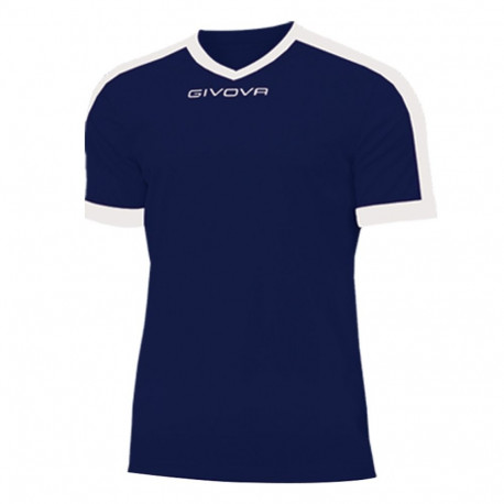 Koszulka Givova Revolution Interlock granatowo-biała MAC04 0403 3XS