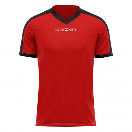 Givova särk Revolution Interlock MAC04 1210 3XS, punane-must