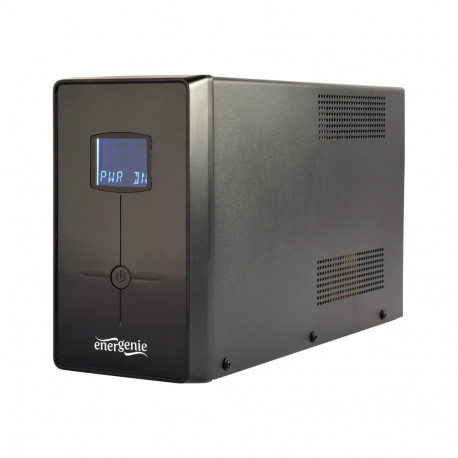ENERGENIE EG-UPS-035 UPS with USB and LCD display 2000VA 2x Schuko + 3x IEC socket black