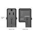 Choetech PD6038 USB-C USB-A PD 20W cestovní nabíječka USA EU UK AU - Černá