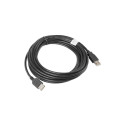 Lanberg kaabel USB-A M/F 2.0 5m, must