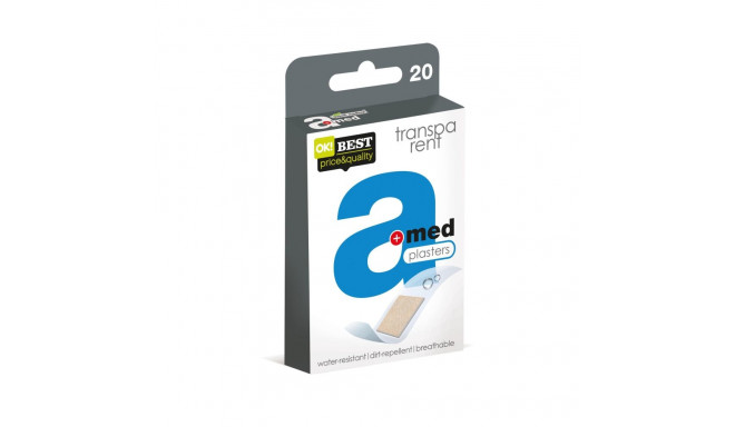 PLASTERS AMED TRANSPARENT 20UNITS