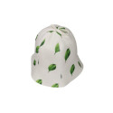 SAUNA HAT WITH LEAVES FLAMMIFERA