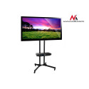 Maclean MC-661 Trolley TV Stand with Mounting Bracket and 2 Shelfs
