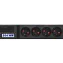HSK DATA ALP-ACAR504WF---0N power extension 1.8 m 5 AC outlet(s) Indoor Black