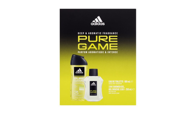 Adidas Pure Game Eau de Toilette (100ml) (Edt 100 ml + Shower Gel 250 ml)