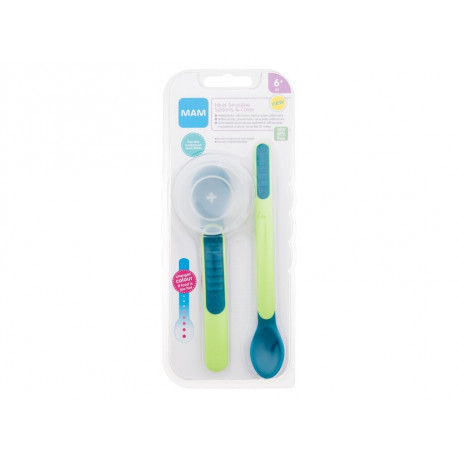 MAM Heat Sensitive Spoons & Cover (1ml)