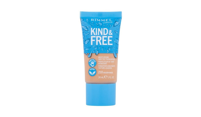 Rimmel London Kind & Free Skin Tint Foundation (30ml) (210 Golden Beige)