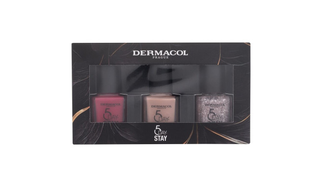 Dermacol 5 Day Stay Nail Polish Collection (11ml) (Set)