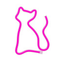 Neon LED Light CAT pink Bat + USB FLNEO4 Forever Light