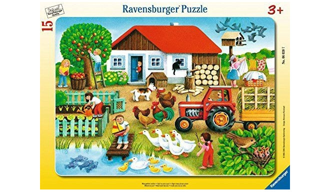 Ravensburger suur plaatpusle 15 tk Talu