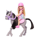 Barbie Chelsea doll on a pony