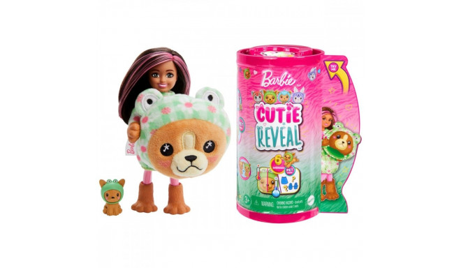 Barbie Cutie Reveal Costume-themed Series Chelsea Small Doll & Accessories, Puppy As Frog