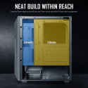 Antec arvutikorpus AX61 Elite ATX Semi-tower, must