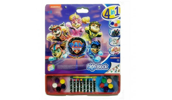 Värvimisjoonised The Paw Patrol Giga Block  Kleebistealbum 4-funktsiooniline