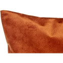 Cushion Polyester Velvet Orange (45 x 13 x 45 cm)