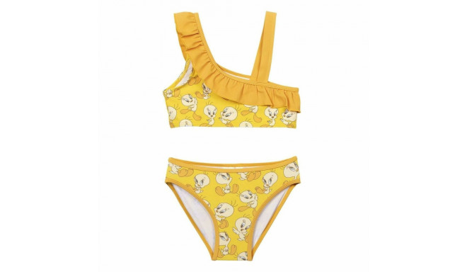 Bikini-Biksītes Meitenēm Looney Tunes Dzeltens - 7 Gadi