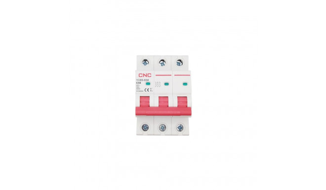 Miniature Circuit Breaker, 3P, 50A, Class C, 6kA