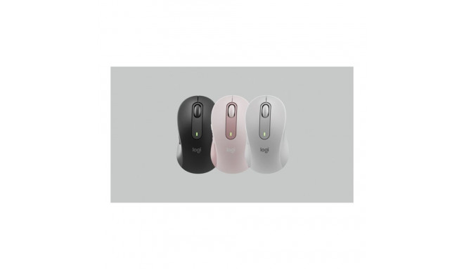 LOGITECH Signature M650 Mouse optical 5 buttons wireless Bluetooth 2.4 GHz Bolt USB receiver rose