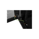 RACK CABINET 19" WALL-MOUNT 12U/600X450 WITH PERFORATED DOOR BLACK LANBERG (FLAT PACK)
