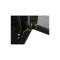 RACK CABINET 19" WALL-MOUNT 12U/600X450 WITH PERFORATED DOOR BLACK LANBERG (FLAT PACK)