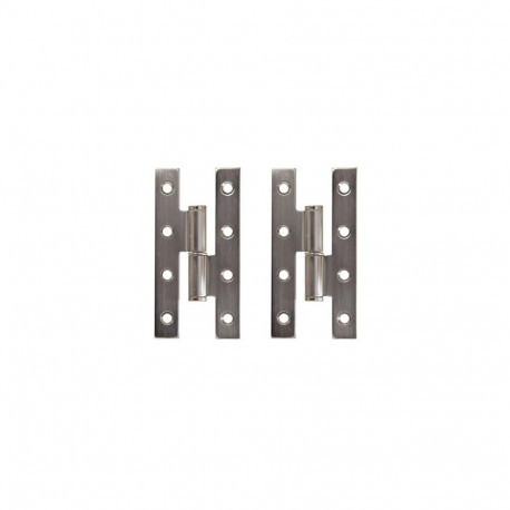 HINGE H STYLE 110X55X2.5MM NIKEL2PC.LEFT