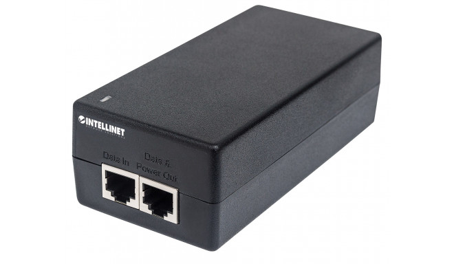 Intellinet Gigabit Ultra PoE+ injektor, 1 x 60 W port, IEEE 802.3bt ja IEEE 802.3at/af ühilduv, plas