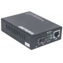 Intellinet Gigabit Ethernet to SFP Media Converter, 10/100/1000Base-Tx to SFP slot, empty (Euro 2-pi