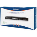 Intellinet 24-Port Gigabit Ethernet Switch with 2 SFP Ports, 24 x 10/100/1000 Mbps RJ45 Ports + 2 x 