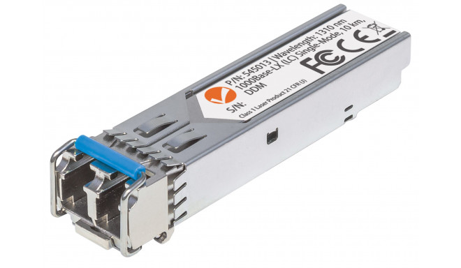 Intellinet Transceiver Module Optical, Gigabit Fiber SFP, 1000Base-Lx (LC) Single-Mode Port, 10km, M