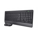 Trust Trezo keyboard Mouse included RF Wireless QWERTY US English Black