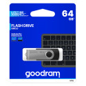 Goodram mälupulk 64GB, must/hõbedane (UTS2)