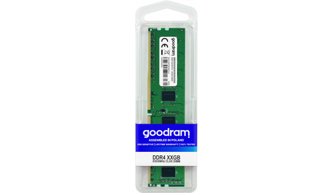 Goodram GR3200D464L22S/16G mälumoodul 16 GB 1 x 16 GB DDR4 3200 MHz
