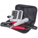 Intellinet 4-Piece Network Tool Kit, 4 Tool Network Kit Composed of LAN Tester, LSA punch down tool,