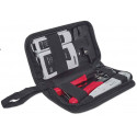 Intellinet 4-Piece Network Tool Kit, 4 Tool Network Kit Composed of LAN Tester, LSA punch down tool,