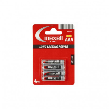 MAXELL BATTERY MANGANESE/ZINC R03/AAA BLISTER*4 774407.04.EU