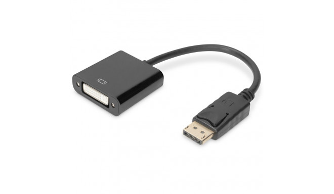 "DIGITUS DisplayPort Adapter DP -> DVI 0,15m Verriegelung"