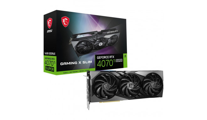 "RTX 4070 Ti Super 16GB MSI Gaming X Slim GDDR6X 3Fan"