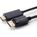 MicroConnect DisplayPort - HDMI cable 10m bla