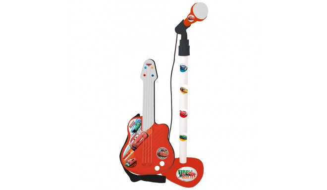 Music set Cars Microphone Baby Guitar Red